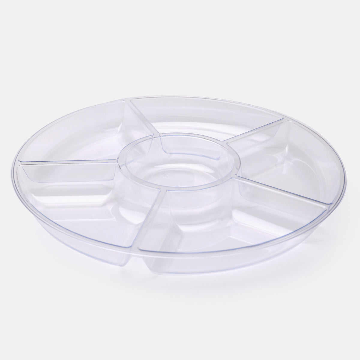 12'' 6 Compartment Tray PS