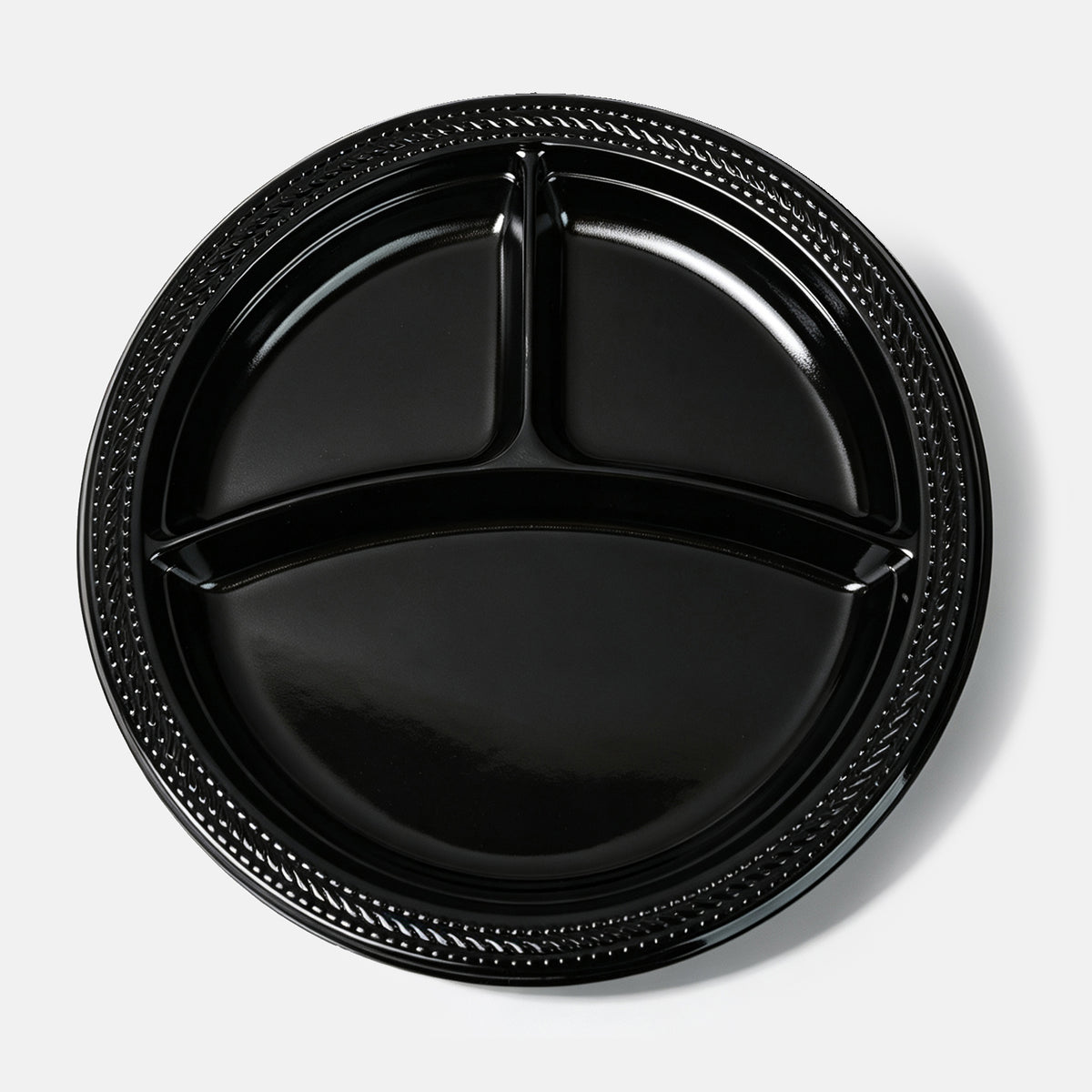 10.25'' Thermoform Plate 3 Section