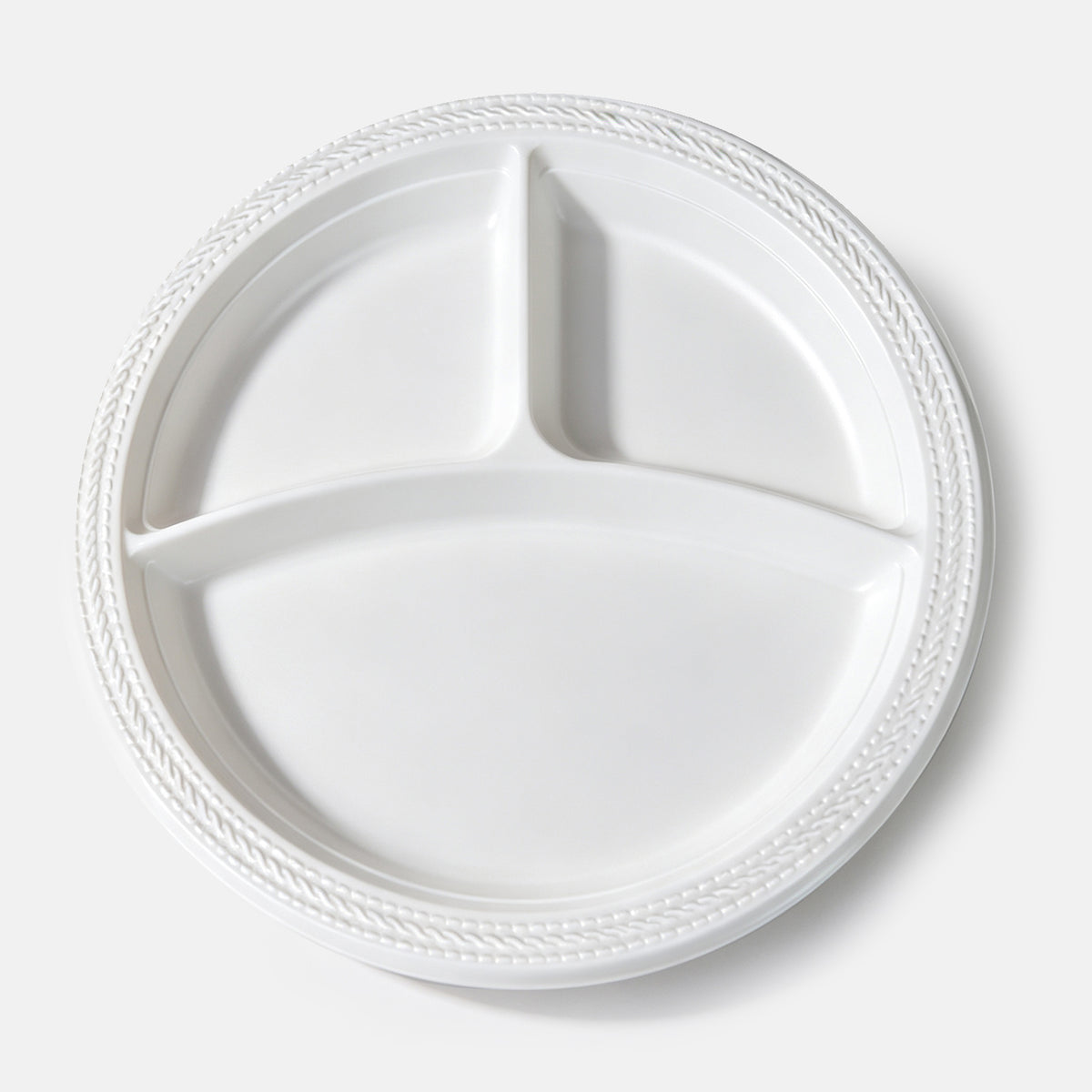 10.25'' Thermoform Plate 3 Section