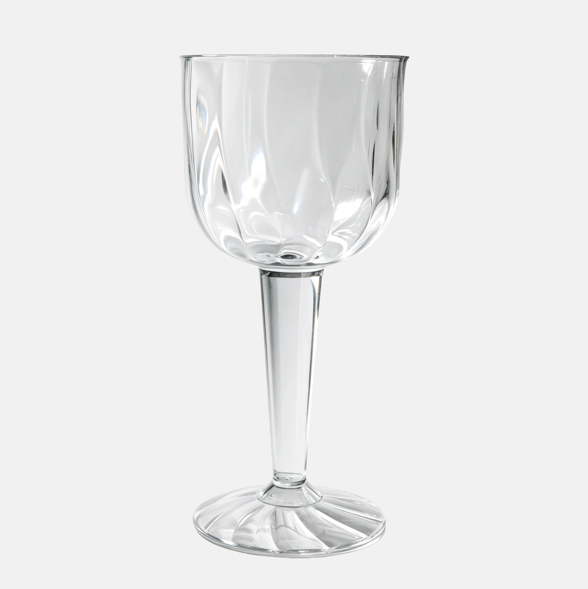 8 oz Scalloped 1 PC Wine Goblet