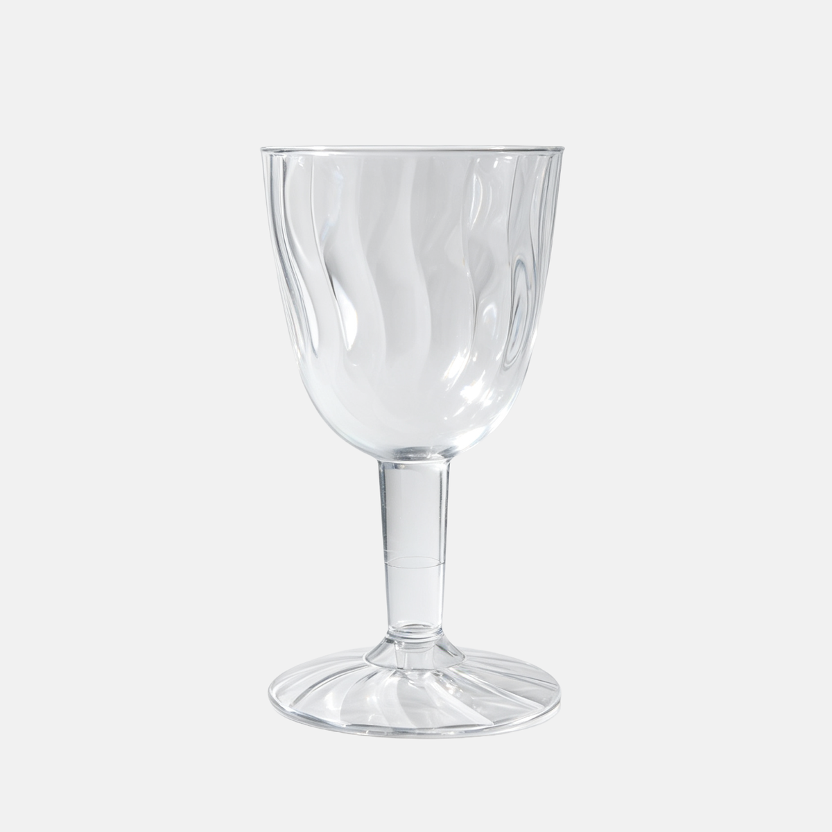 5 oz Scalloped 2 PC Wine Goblet