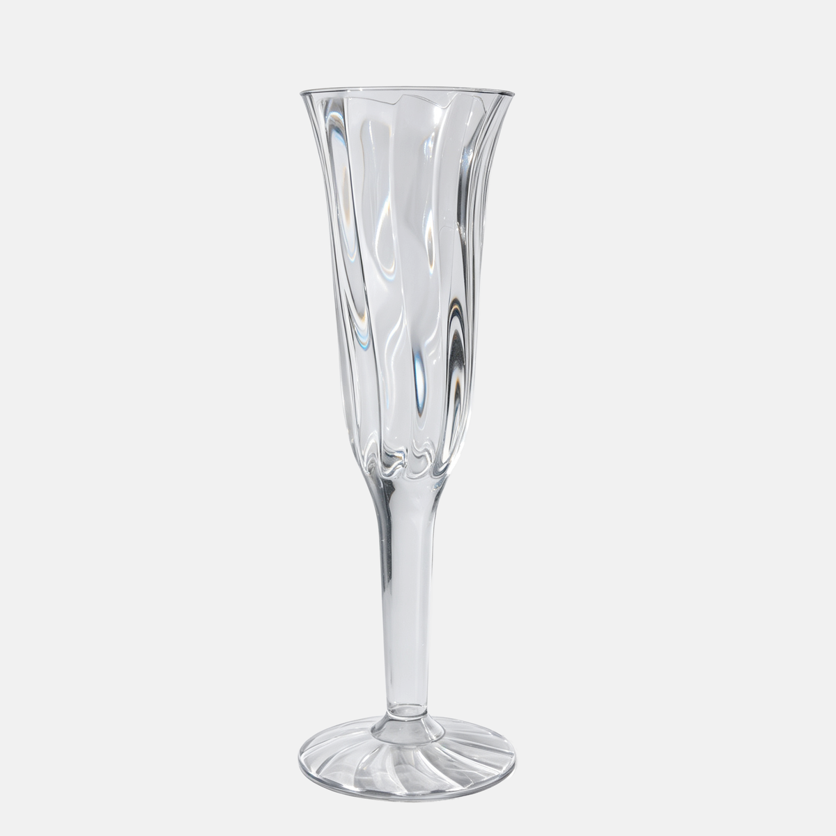 5 oz Scalloped 2 PC Champagne Flute