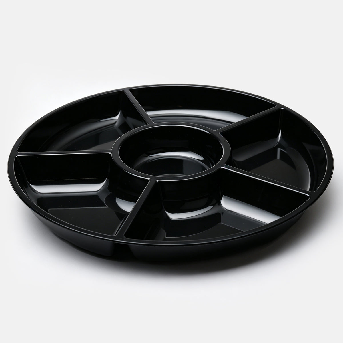 12'' 6 Compartment Tray PS