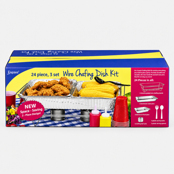 24 PC Full Size Chafing Kit