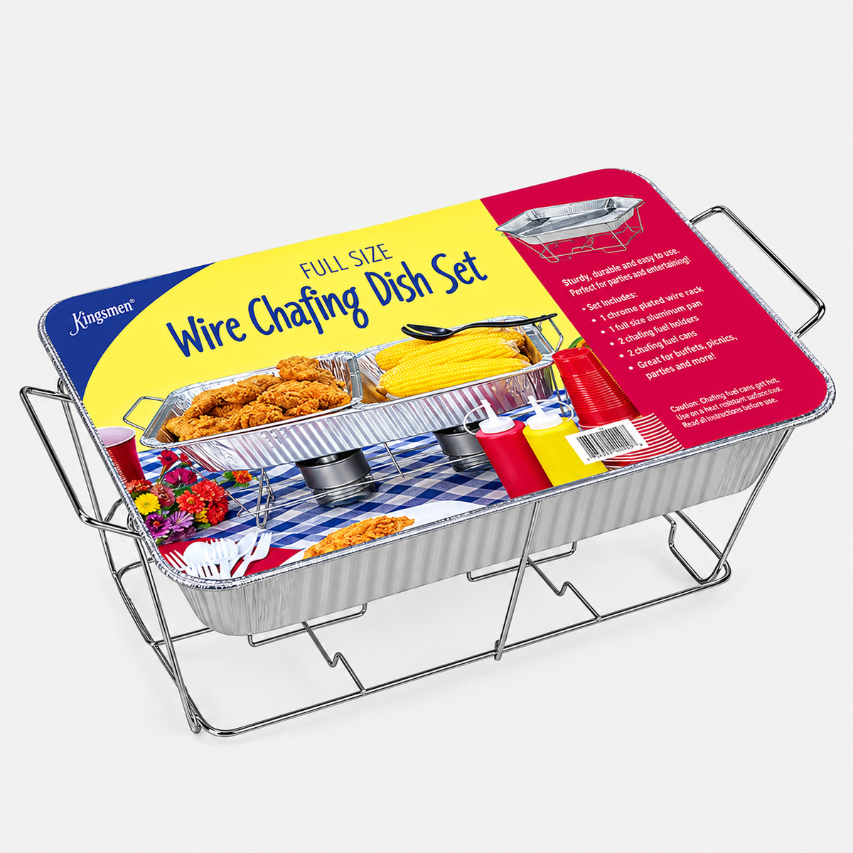 8 PC Full Size Chafing Kit