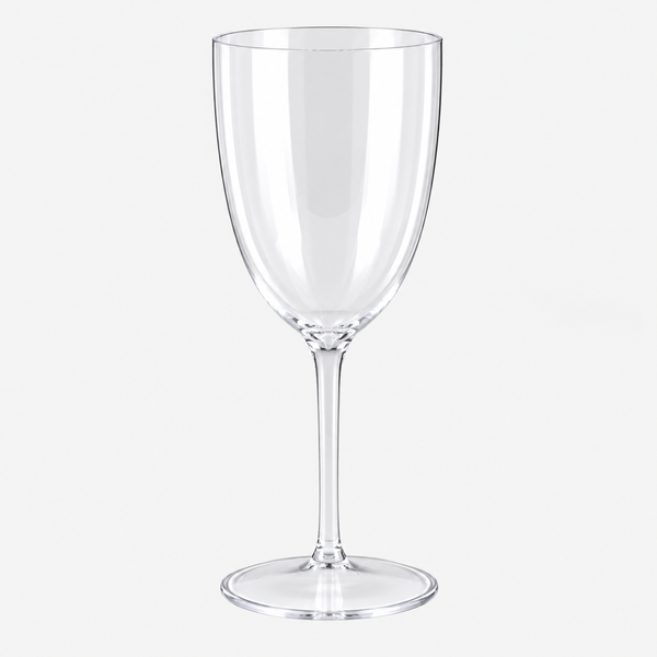 8 oz Fluted 1 PC Wine Glass