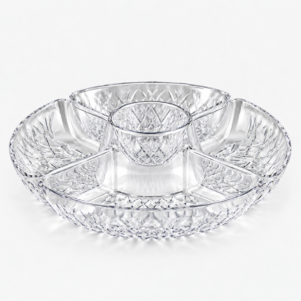 Crystal Cut Lazy Susan