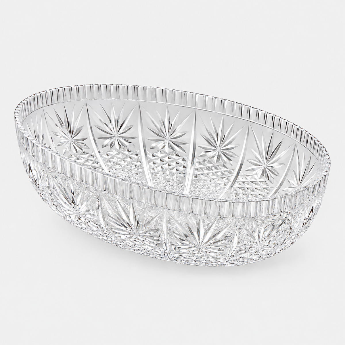 Crystal Cut Luau Bowl
