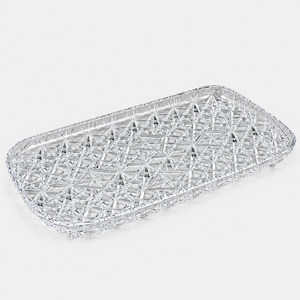 12.5" x 7.5'' Crystal Cut Tray