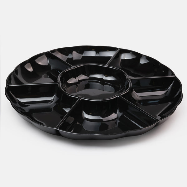 18" Scalloped Compartment Tray PS