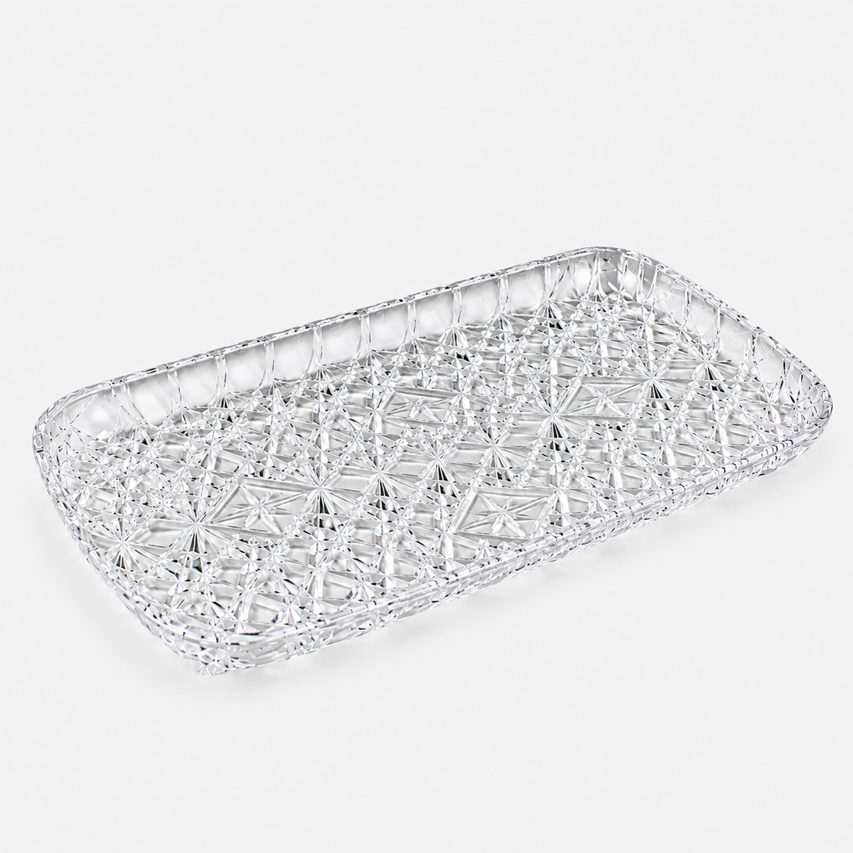 14.5" x 10.75'' Crystal Cut Tray